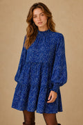 Ditsy Floral Tiered Mini Dress