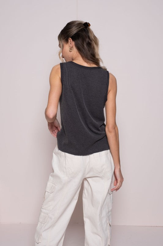 Essential Ribbed Knit Tank