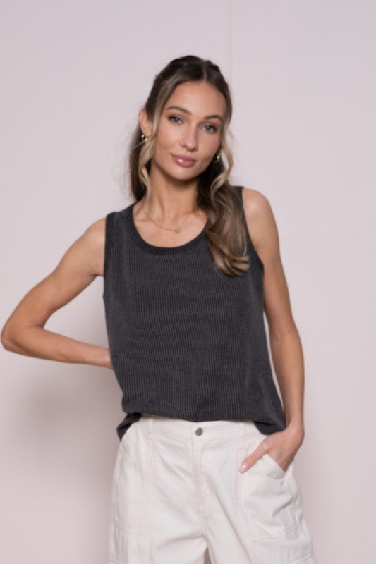 Essential Ribbed Knit Tank