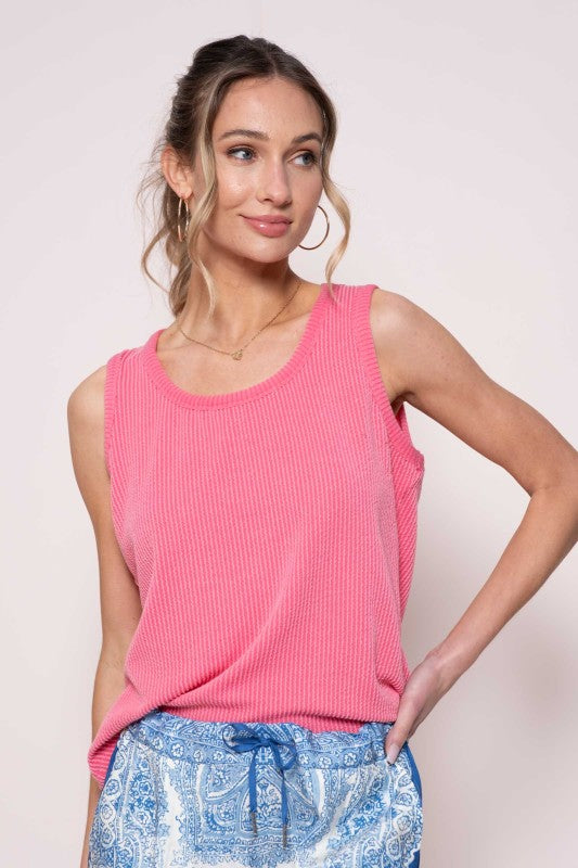Essential Ribbed Knit Tank