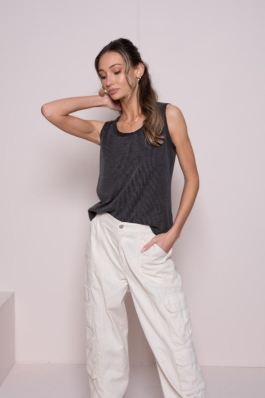 Essential Ribbed Knit Tank